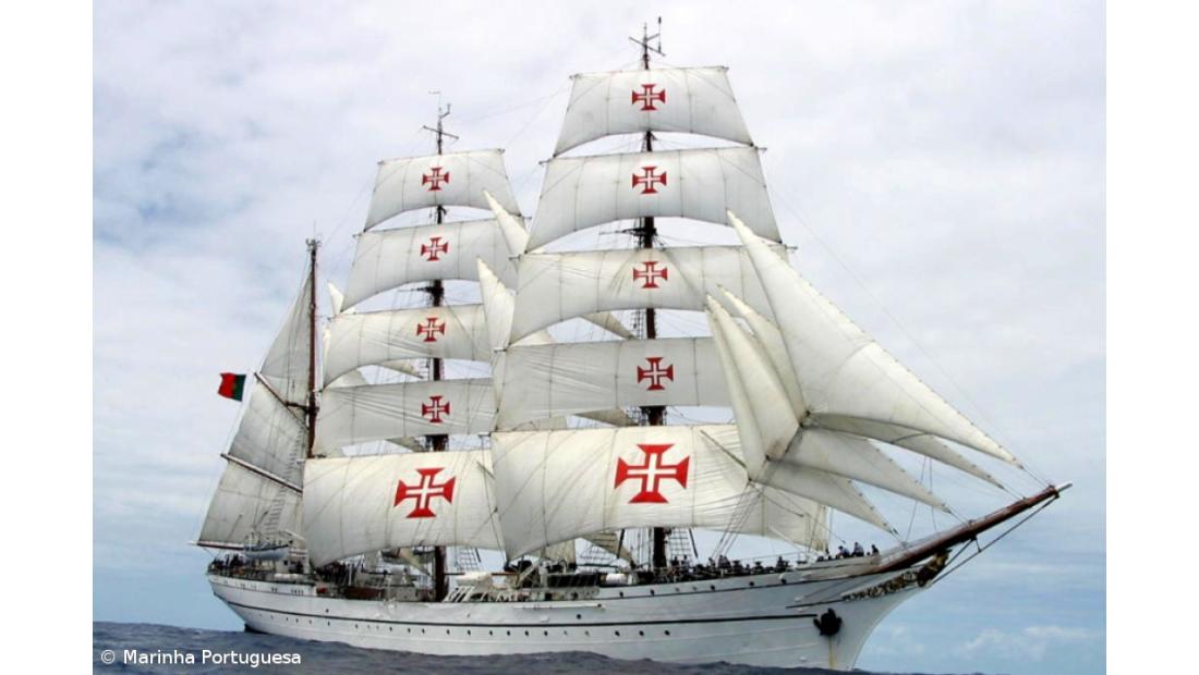 Navio escola Sagres chegou a Lisboa