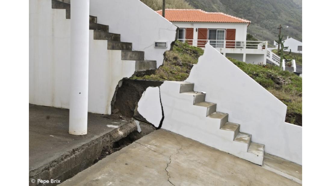 Massa de terra que deslizou em Santa Maria está "estabilizada"