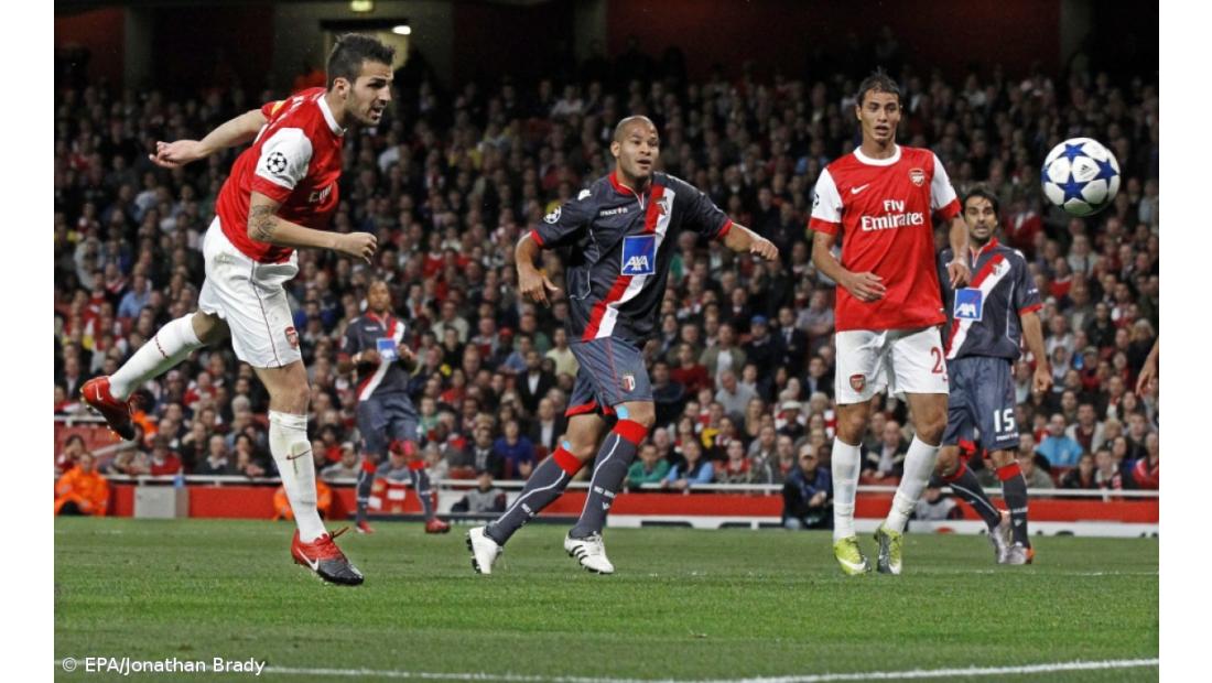 Sporting de Braga cilindrado pelo Arsenal 