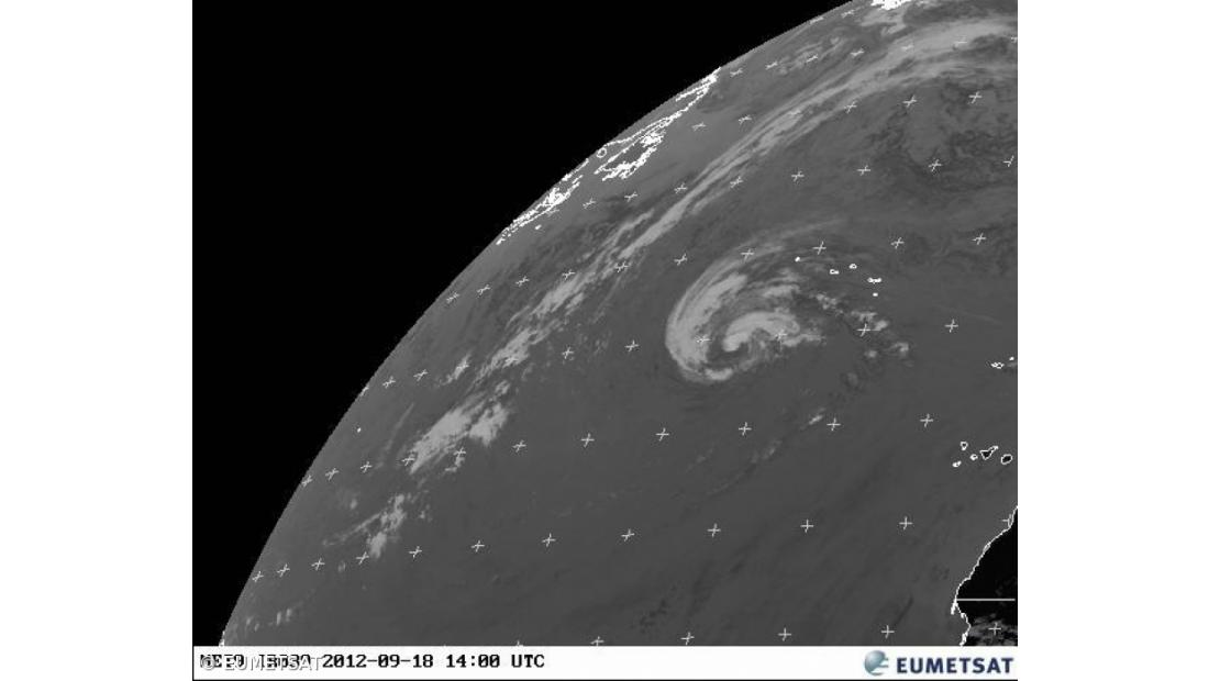 Mau tempo no Grupo Ocidental com aproximação da tempestade tropical Nadine