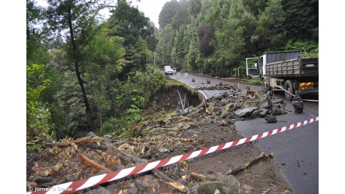 Duas famílias desalojadas devido ao mau tempo 