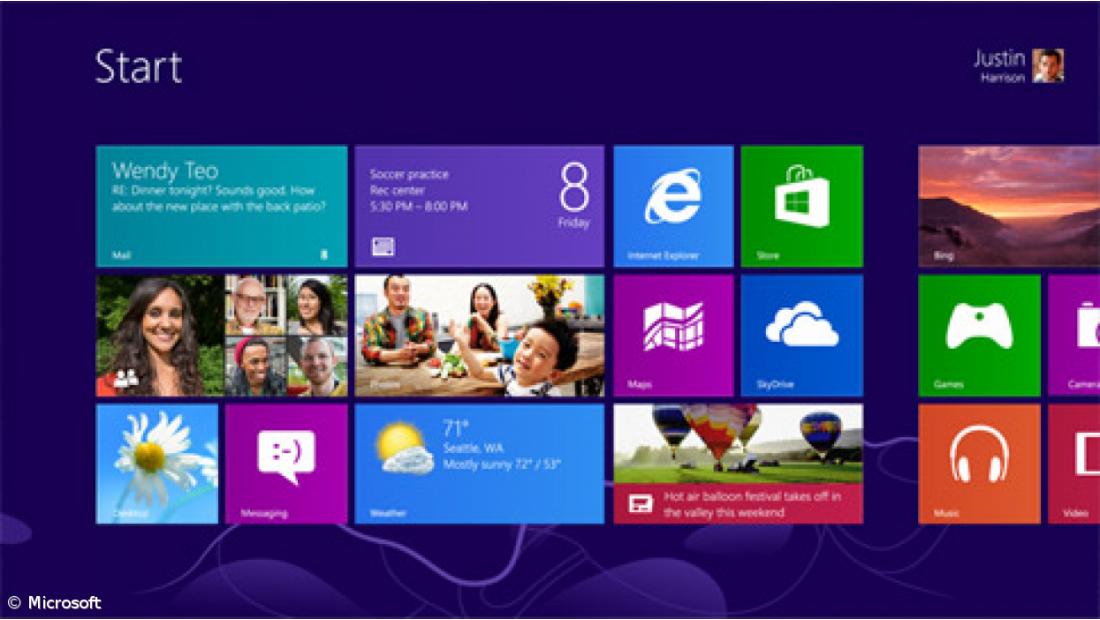 Microsoft vendeu 40 milhões de licenças do Windows 8 em um mês