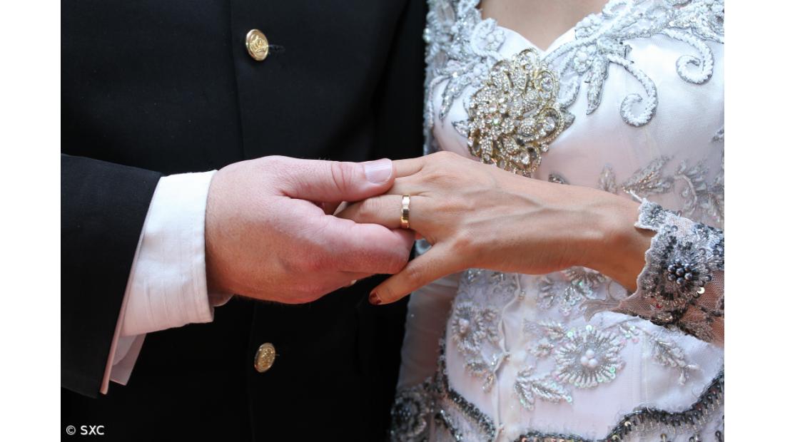 Grande maioria dos casamentos realizados em 2012 foram civis