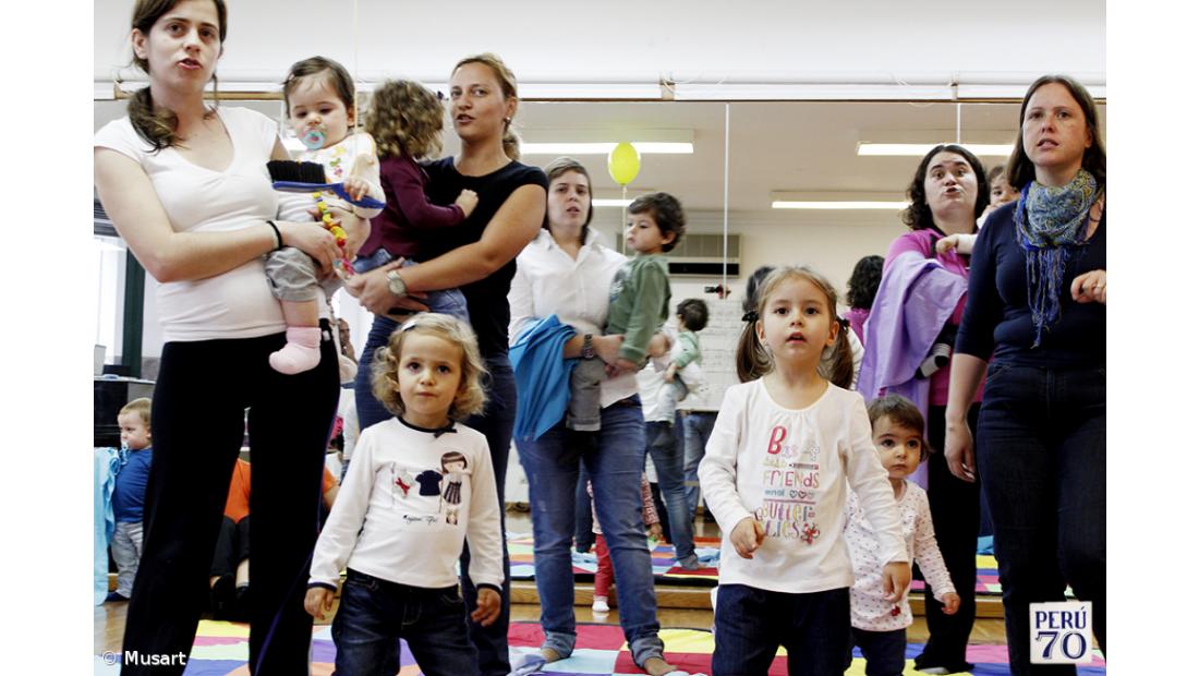 Música para estimular bebés na Musart 