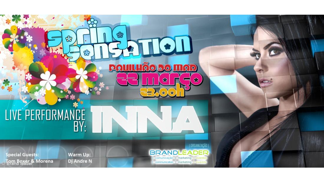 Artista INNA atua no Pavilhão do Mar em março   