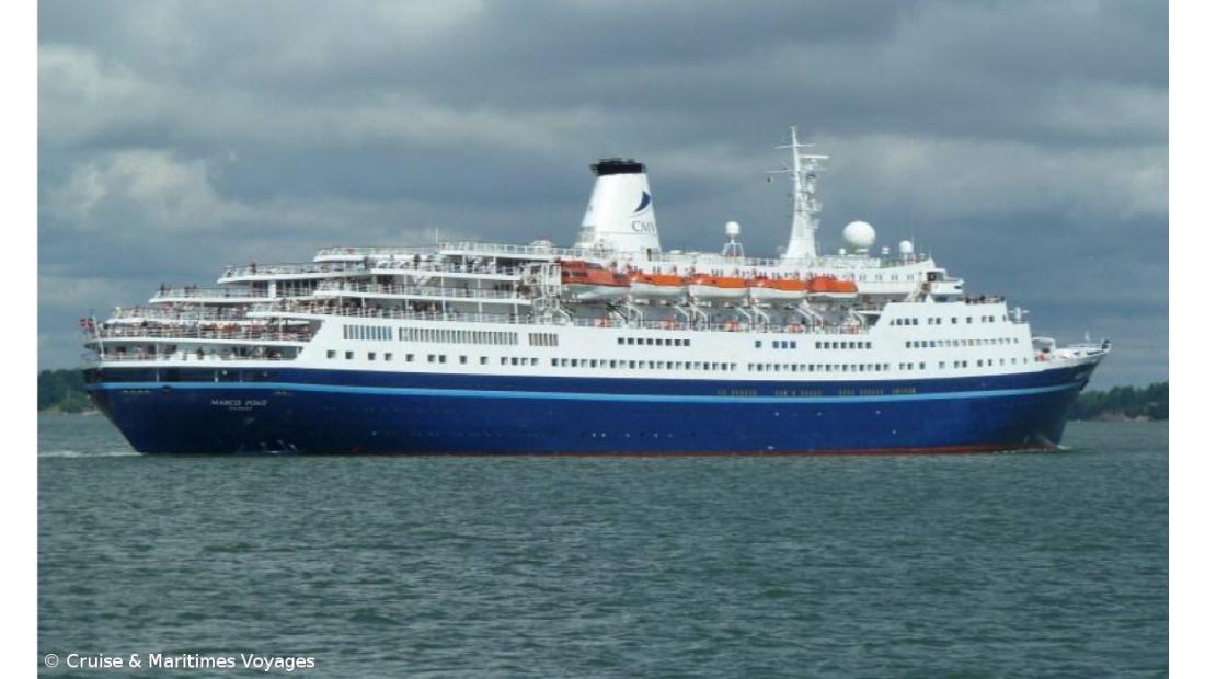 Navio de cruzeiro Marco Polo em Ponta Delgada no sábado