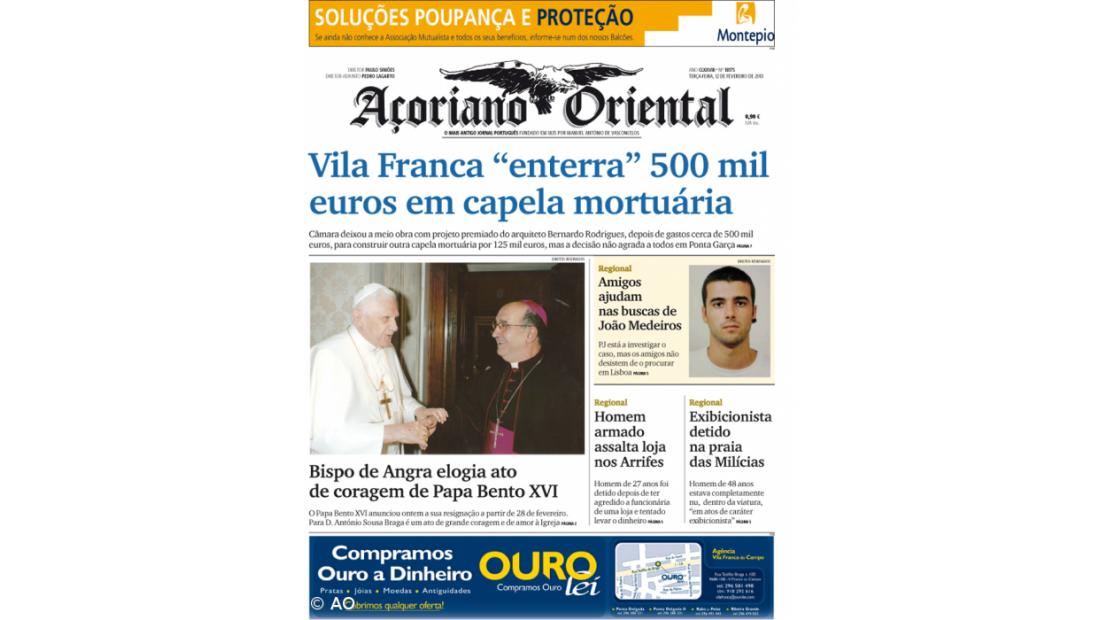 Vila Franca "enterra" 500 mil euros em capela mortuária