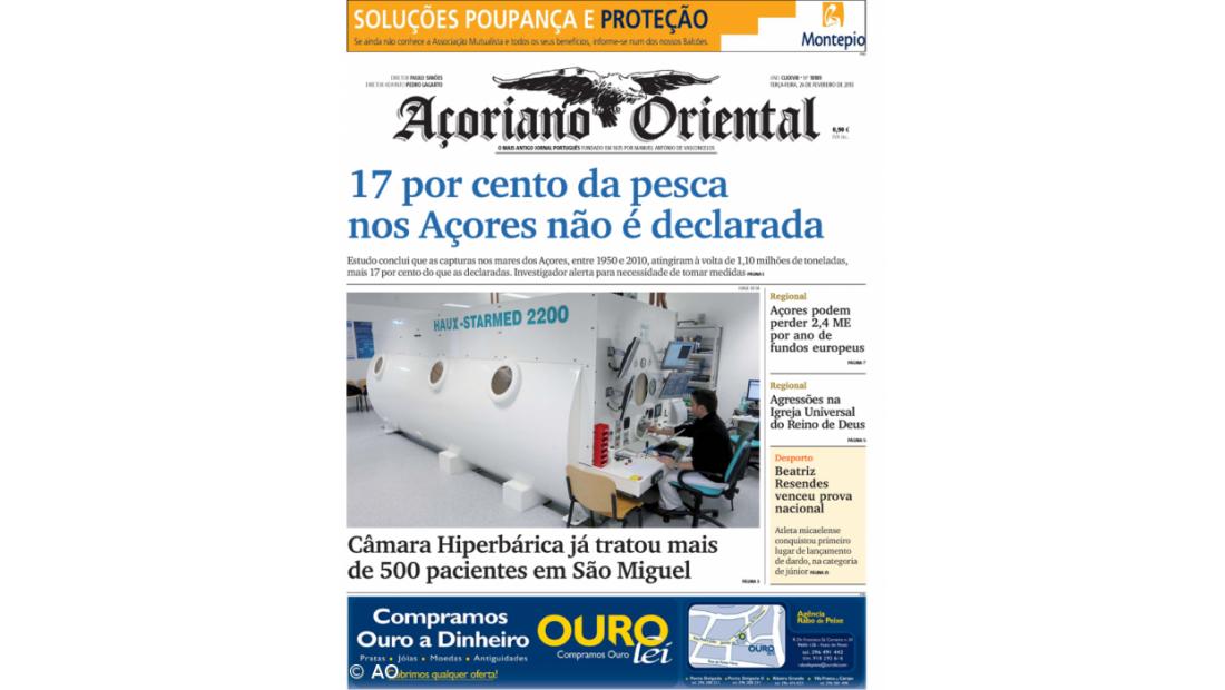 17 por cento da pesca nos Açores não é declarada