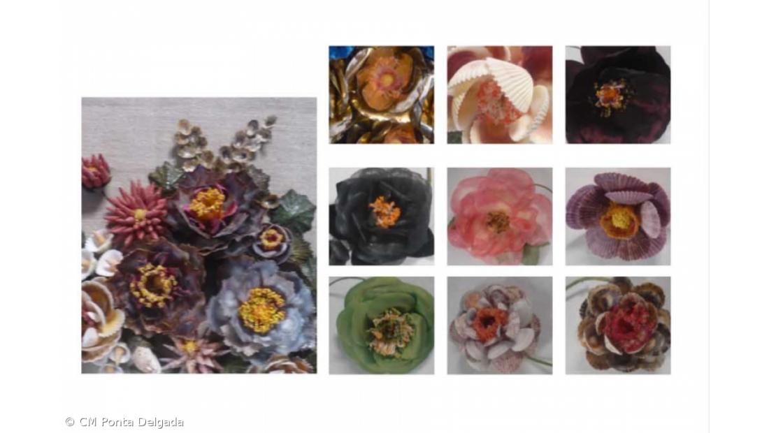 Mostra de flores artificiais em Ponta Delgada