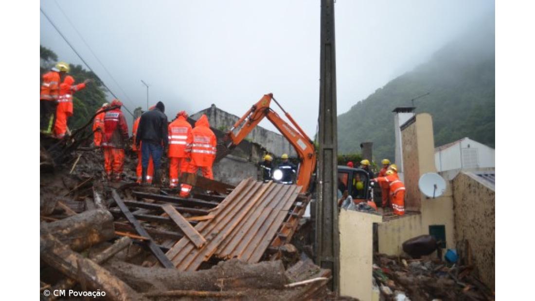 Famílias desalojadas já estão a ser apoiadas