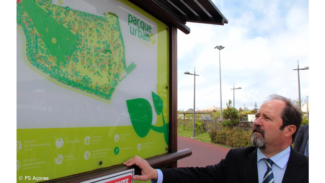 José Contente defende "revitalização e renovação" do Jardim António Borges e do Parque Urbano 
