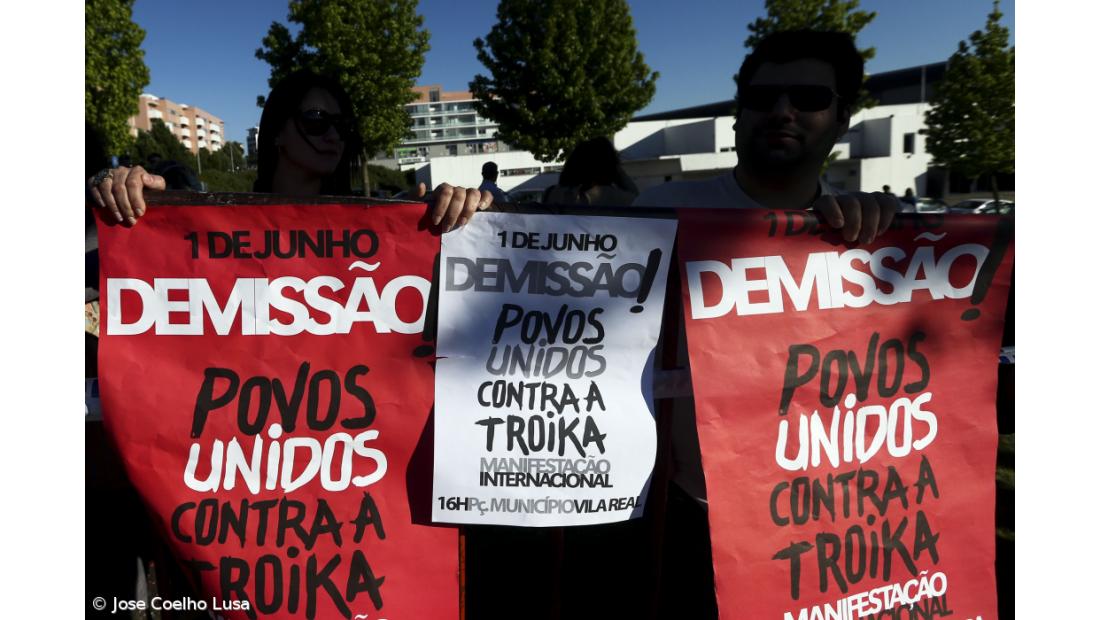 Centenas de manifestantes exigem em Lisboa a queda do Governo 