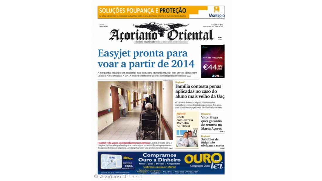 Easyjet pronta para voar a partir de 2014