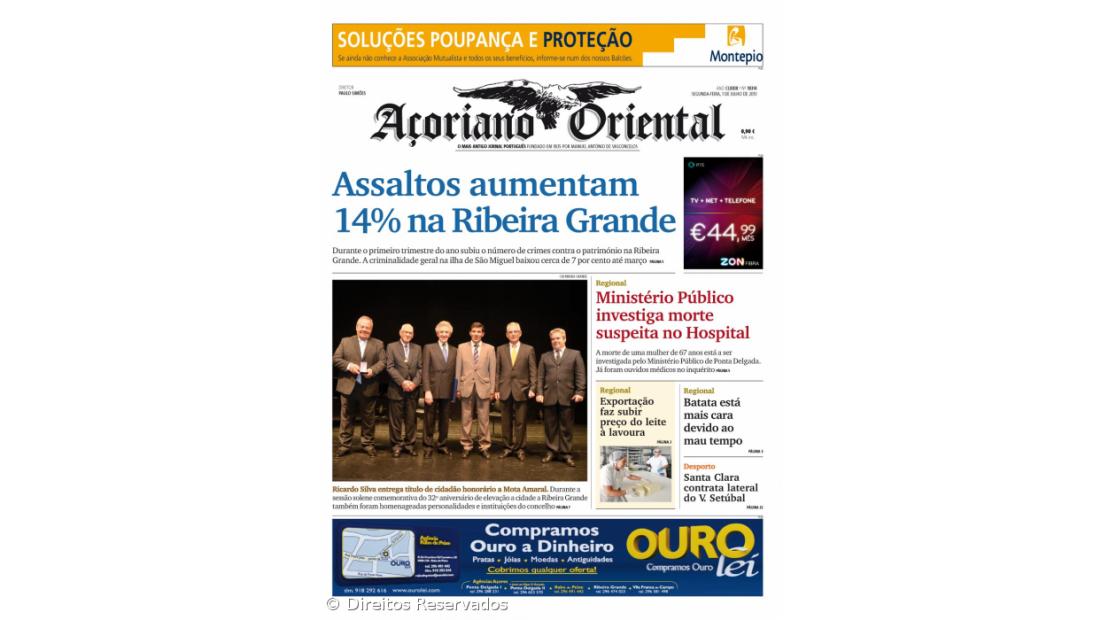 Assaltos aumentam 14% na Ribeira Grande
