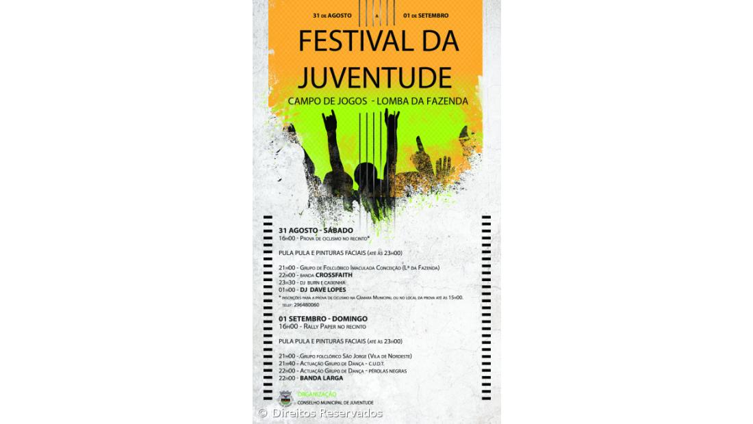 Festival da Juventude este fim de semana no Nordeste