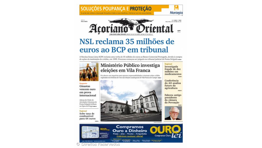 NSL reclama 35 milhões de euros ao BCP em tribunal