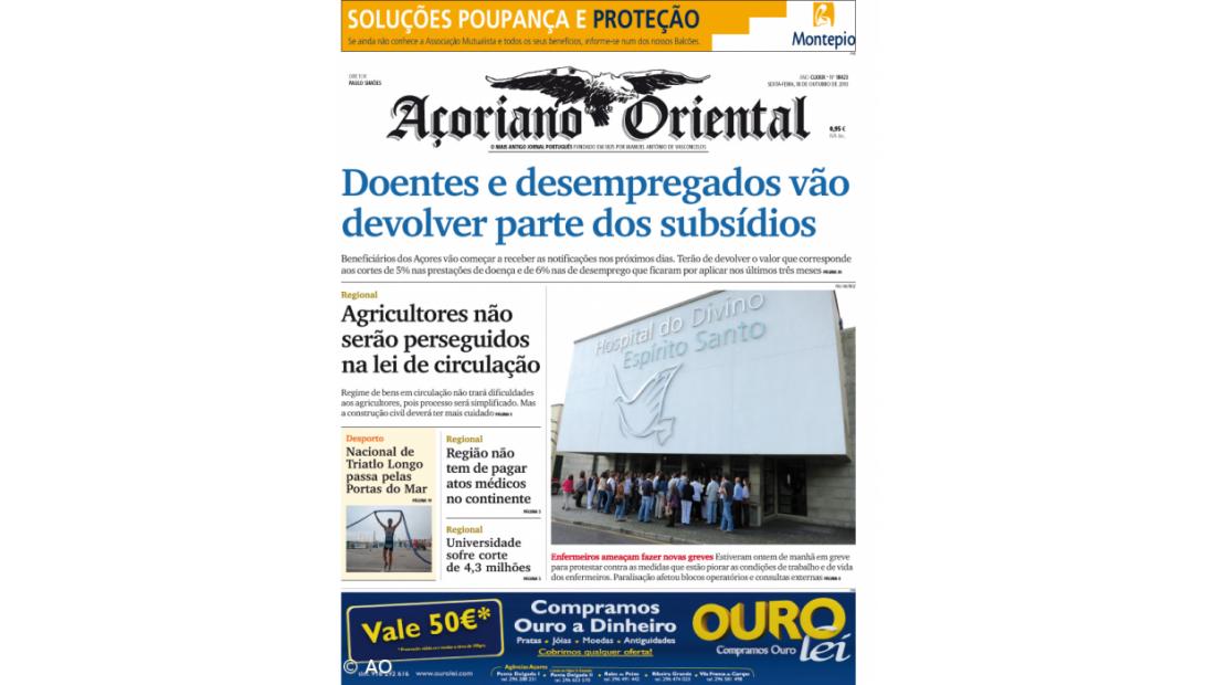 Doentes e desempregados vão devolver parte dos subsídios