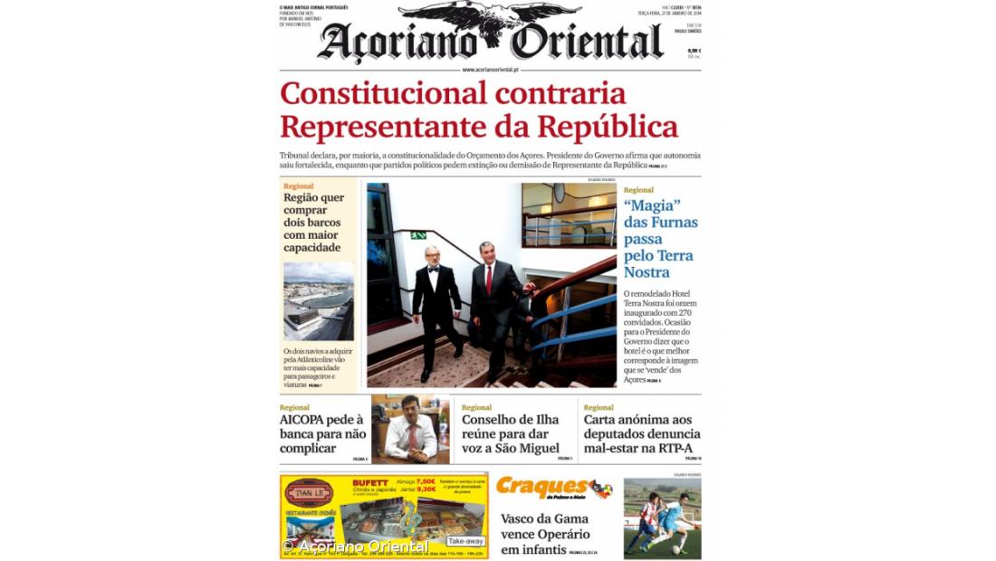 Constitucional contraria Representante da República