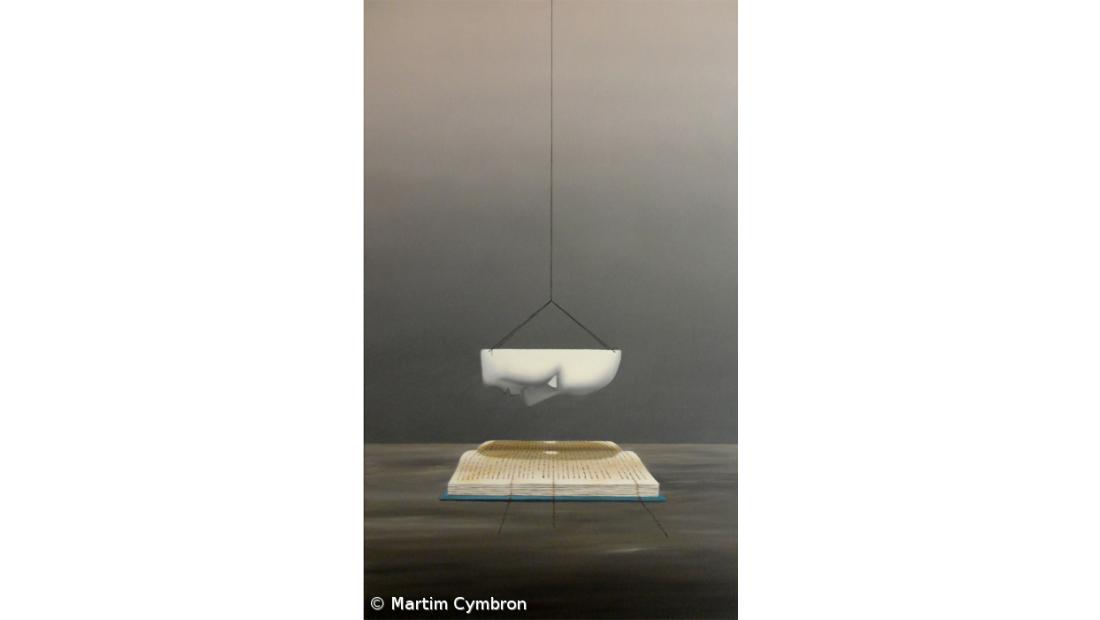 Biblioteca Pública de Ponta Delgada expõe "Livros e Pinceladas" de Martim Cymbron