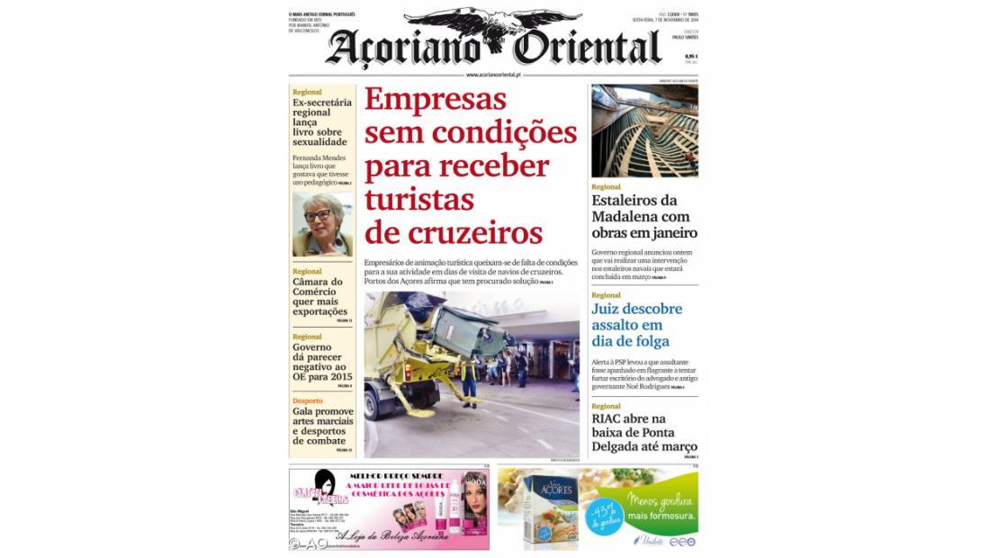 Empresas sem condições para receber turistas de cruzeiros