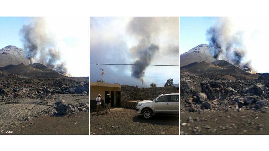  Erupção vulcânica no Fogo agrava-se com mais uma boca de lava
