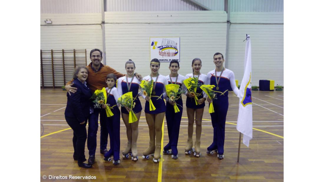 Clube Patinagem Santa Cruz conquista medalha de bronze na Taça de Portugal