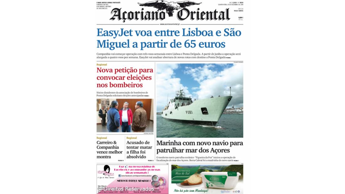 EasyJet voa entre Lisboa e São Miguel a partir de 65 euros 