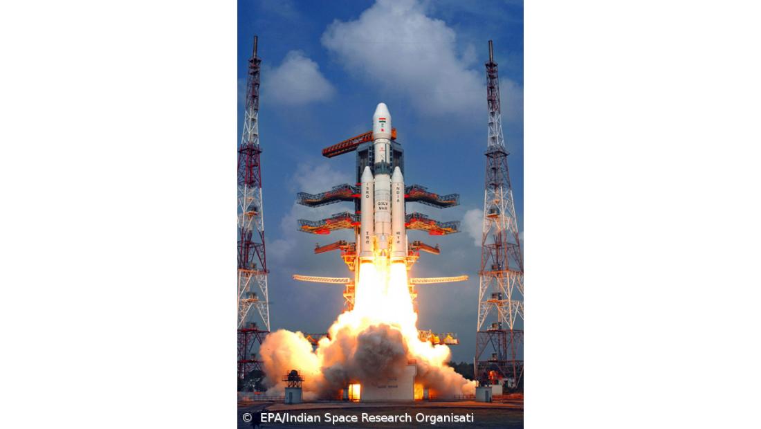 Índia testa com êxito o seu maior foguetão com módulo para astronautas 