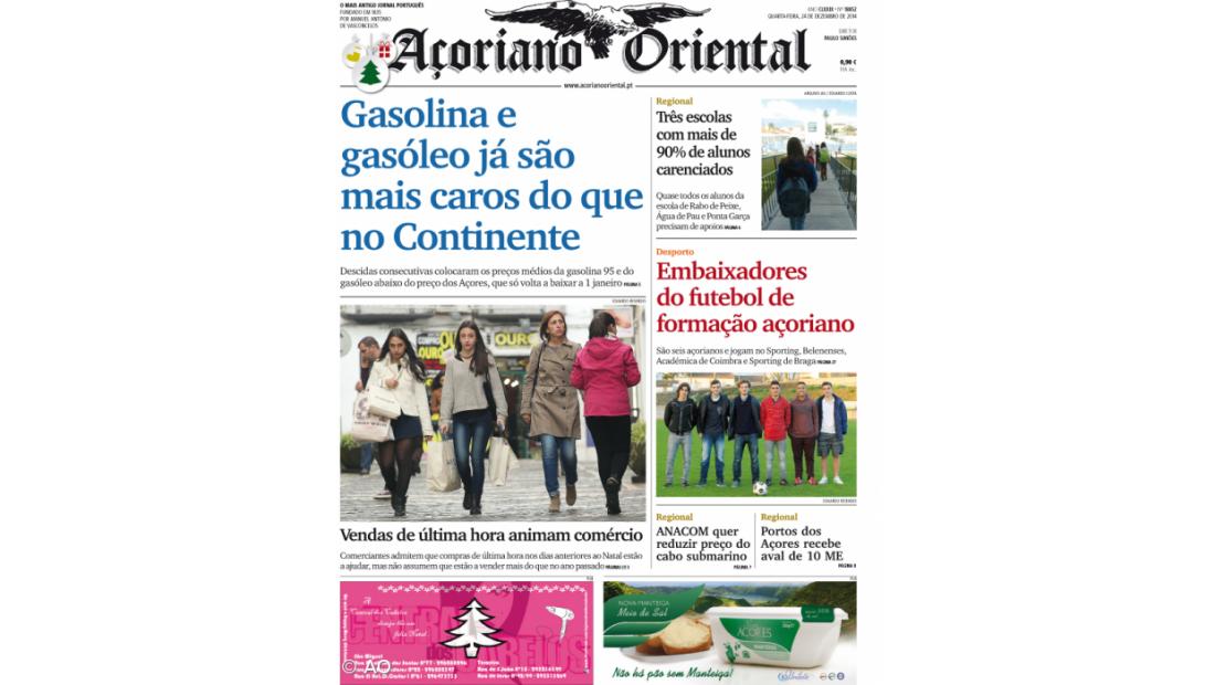 Gasolina e gasóleo já são mais caros do que no Continente