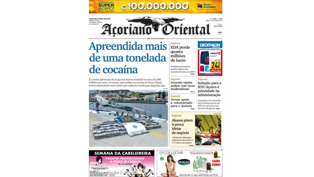 Apreendida mais de uma tonelada de cocaína