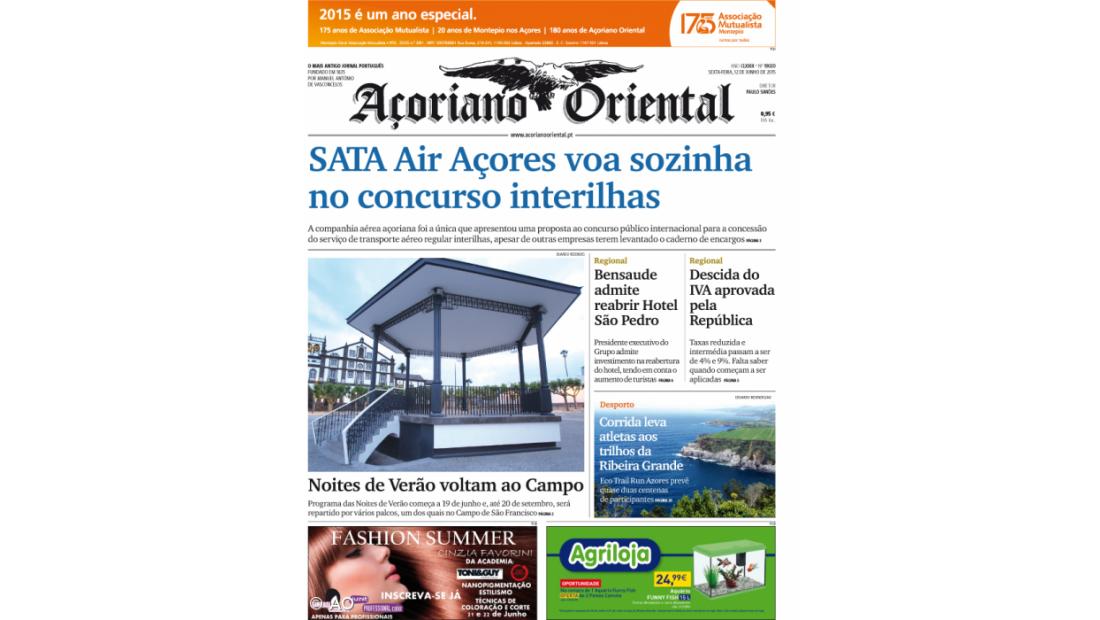 SATA Air Açores voa sozinha no concurso interilhas