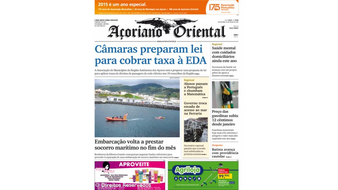 Câmaras preparam lei para cobrar taxa à EDA