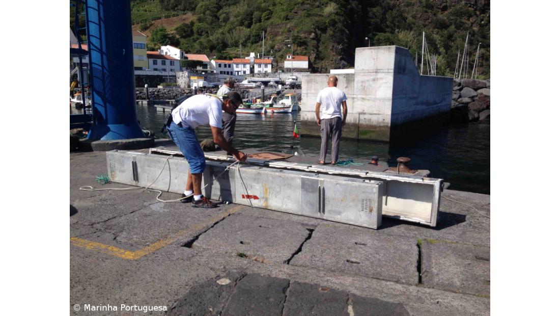 Marinha recupera material militar afundado