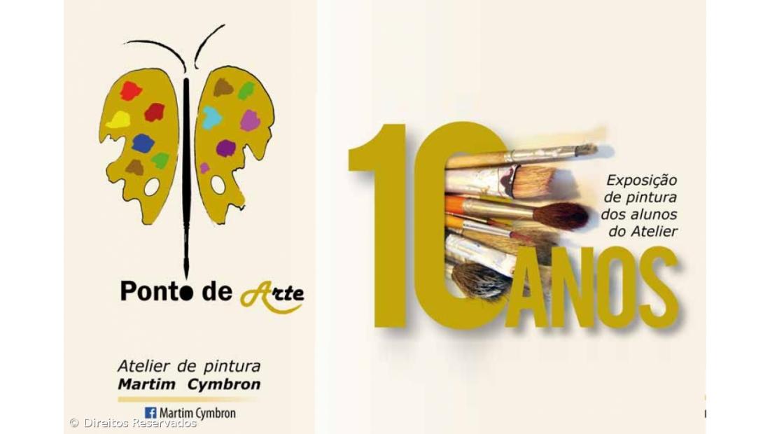 Atelier de pintura Ponto de Arte comemora 10 anos