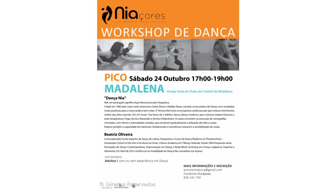Workshop de Dança Nia na Madalena