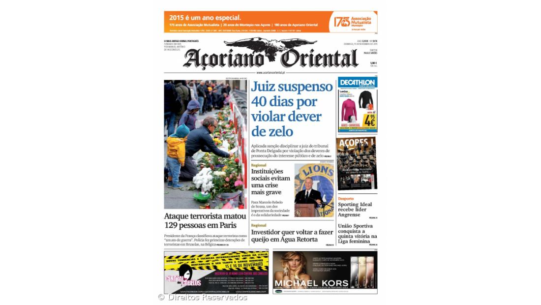 Juiz suspenso 40 dias por violar dever de zelo