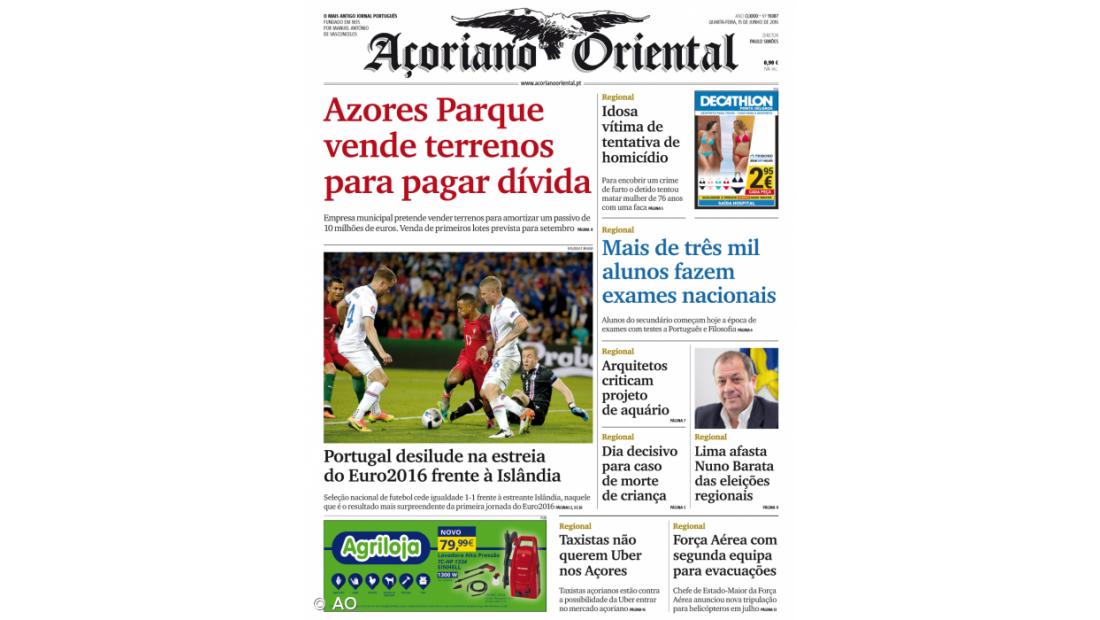 Azores Parque vende terrenos para pagar dí­vida