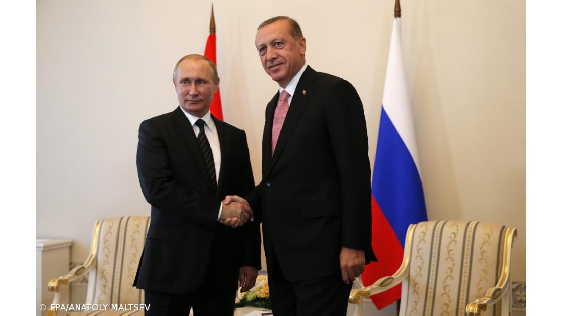 Presidente turco expressou a Putin o seu desejo que a guerra acabe