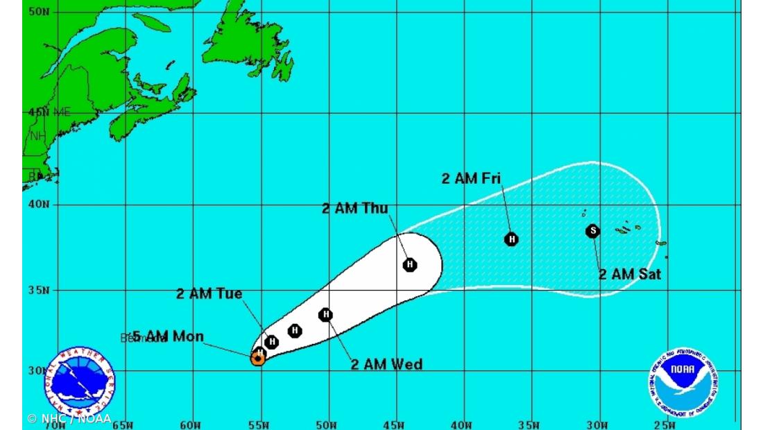 Furacão Gaston deverá passar pelos Açores como tempestade no sábado