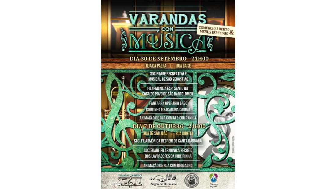 "Varandas com Música"  em Angra do Heroísmo