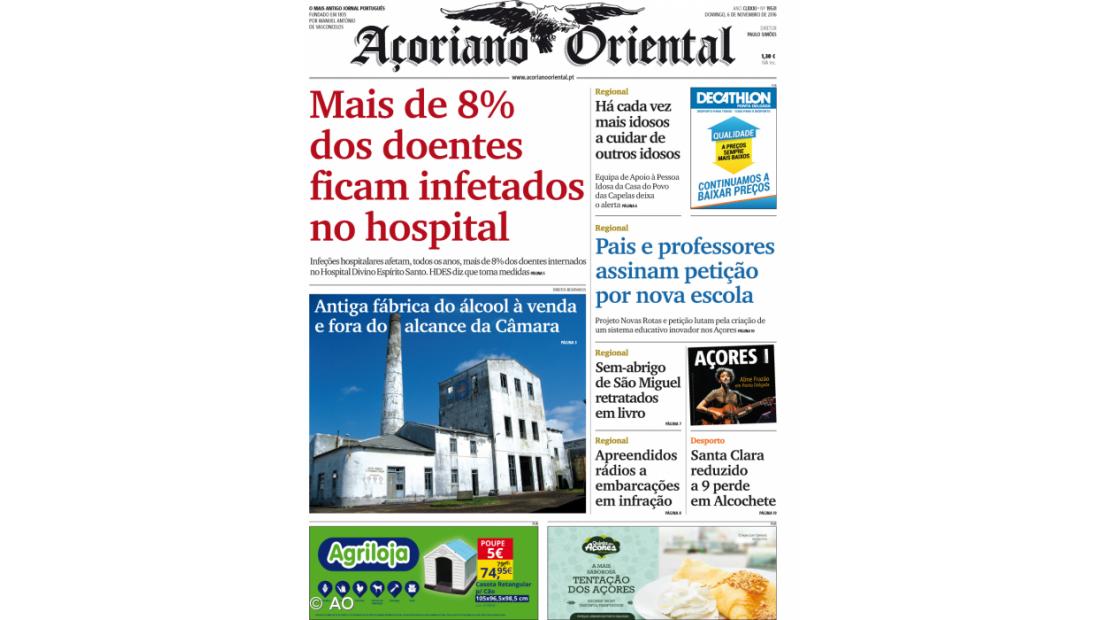 Mais de 8% dos doentes ficam infetados no hospital