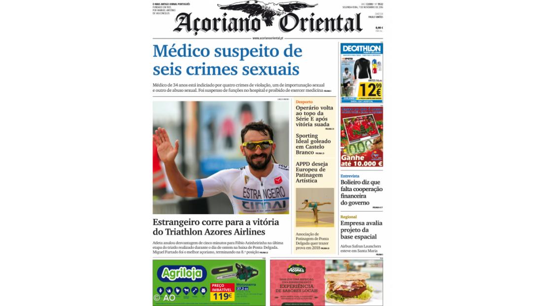 Médico suspeito de seis crimes sexuais