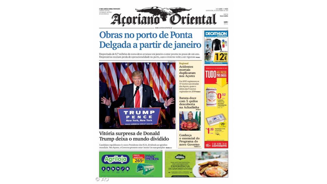 "Obras no porto de Ponta Delgada a partir de janeiro" é a manchete do Açoriano Oriental