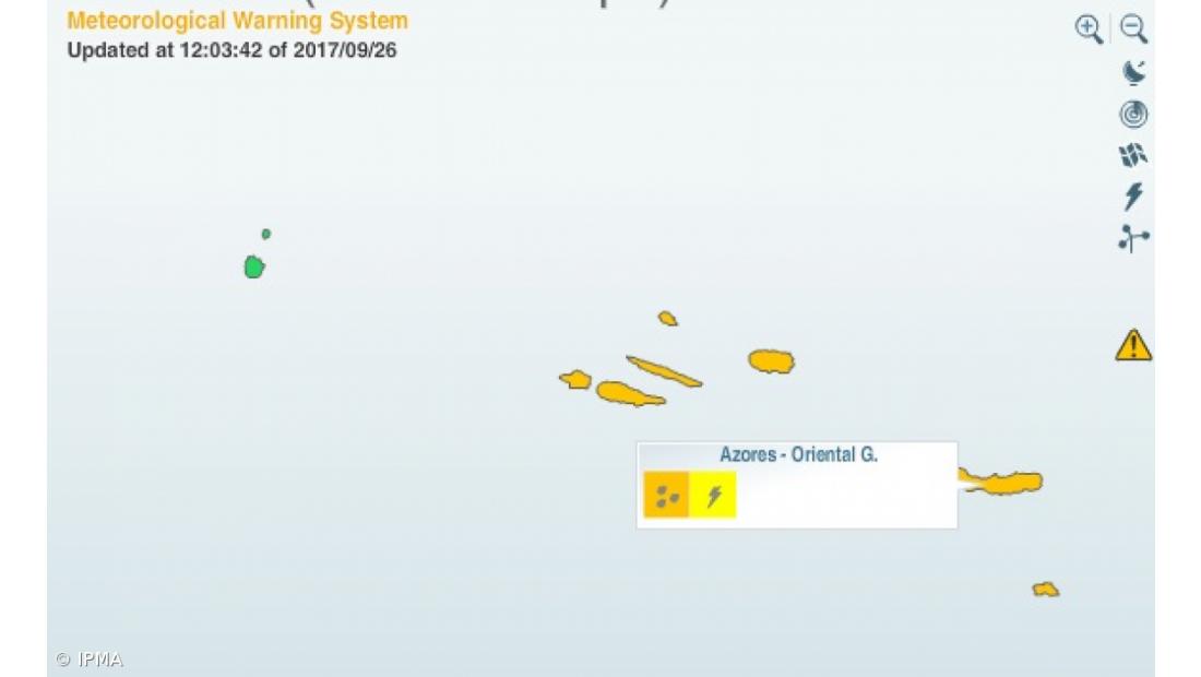 IPMA agrava alerta de precipitação