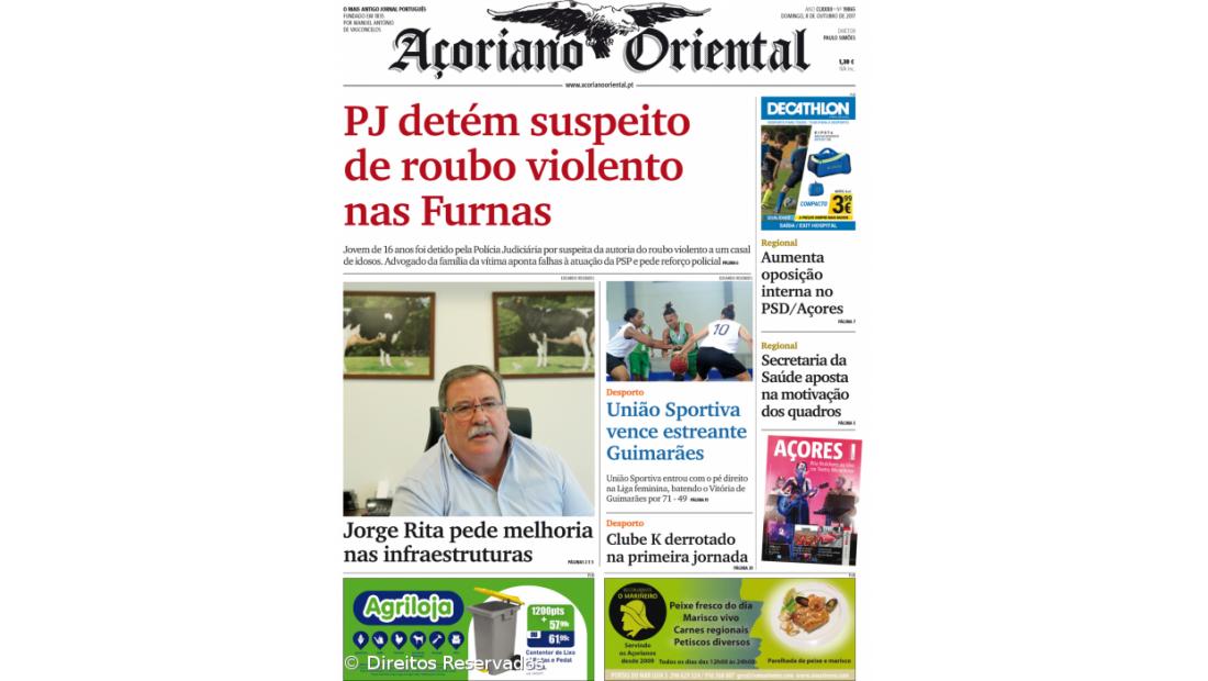 PJ detém suspeito  de roubo violento nas Furnas