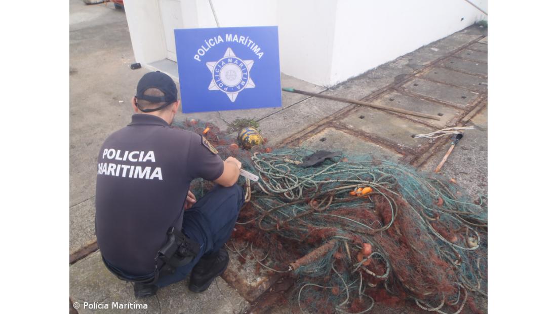 Polícia Maritima apreende arte de pesca com 300 metros – Imagem 1