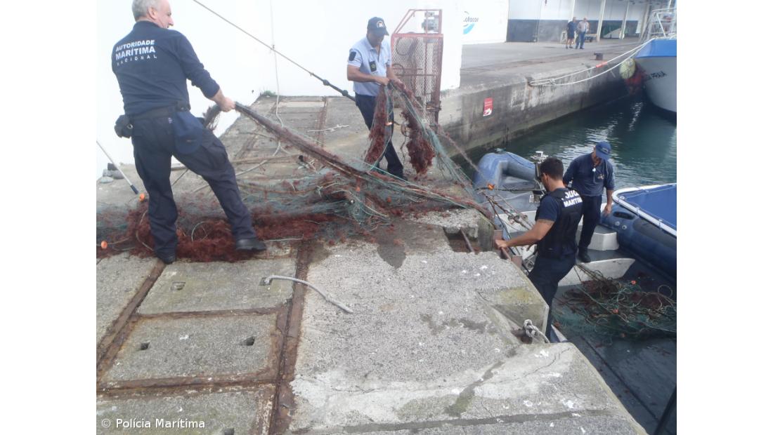 Polícia Maritima apreende arte de pesca com 300 metros – Imagem 2