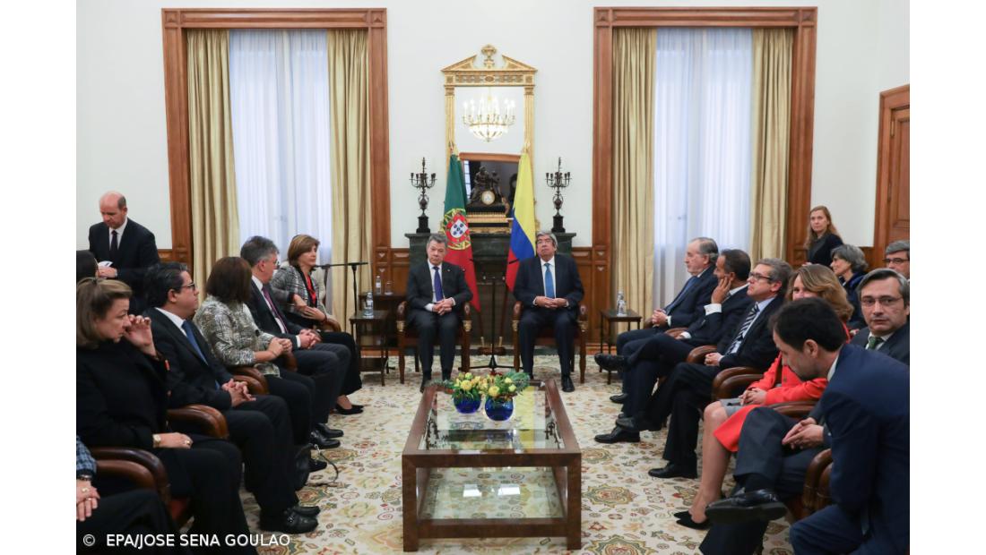 Ramalho Eanes elogia "caminho dificil" de Juan Manuel Santos para a paz na Colômbia  – Imagem 5