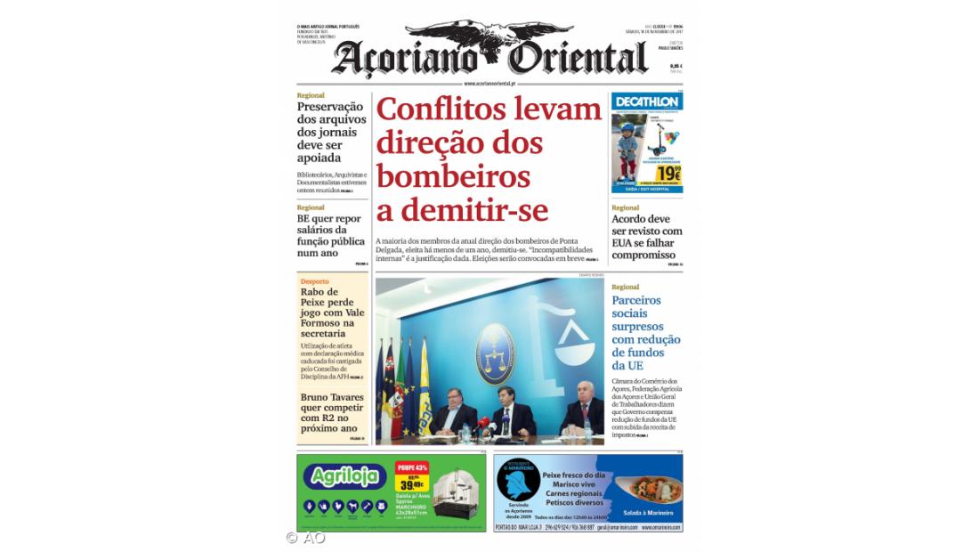 Conflitos levam direção dos bombeiros a demitir-se