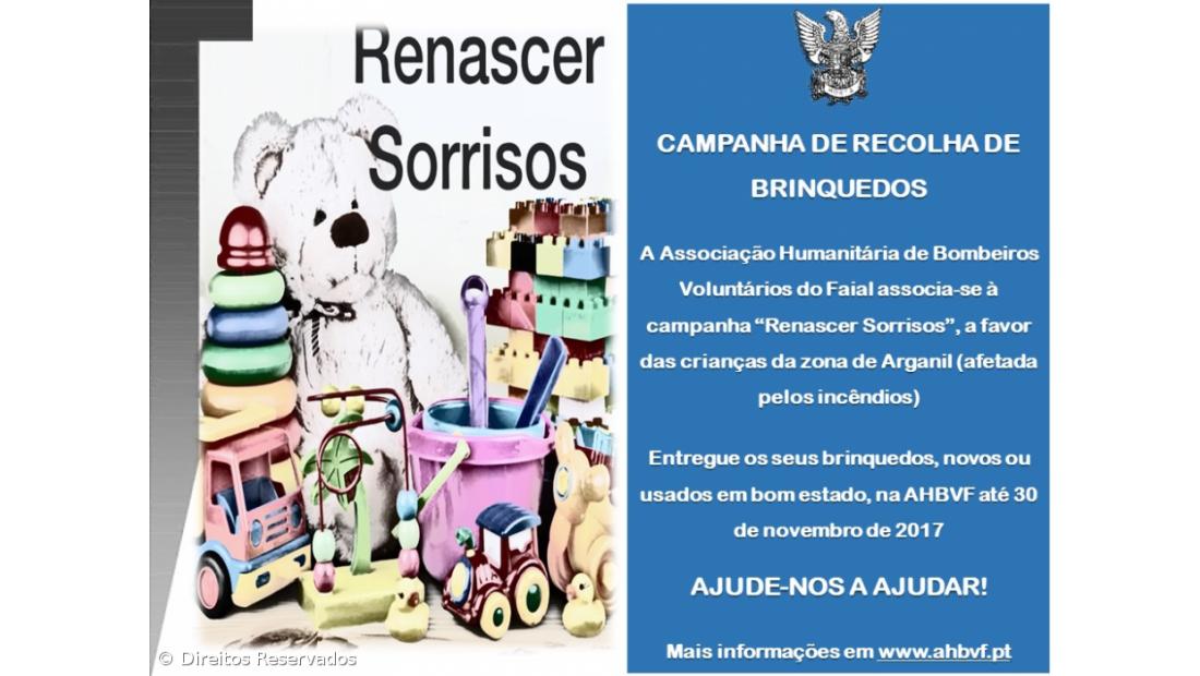 Bombeiros do Faial em gesto solidário para levar um sorriso às crianças de Arganil